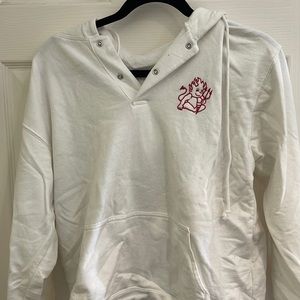 White hoodie brandy Melville